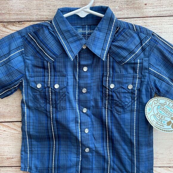 NEW WITH TAGS WRANGLER WESTERN SHIRT‎ - Picture 2 of 6